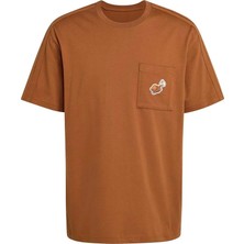 Adidas Erkek Kahverengi  T-Shirt M Coffee Pkt T KB4842