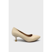Kanuga Kadın Kadeh Topuk Stiletto Bej LPA910-1