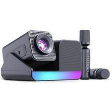 Sezy 3 Ü 1 Arada Ev Sineması & Karaoke Rgb Projeksiyon 2 Mikrofon + Bluetooth Hoparlör Entegre