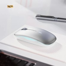 Nevamel Inphic M5 Kablosuz Fare Şarj Edilebilir Sessiz Kullanım 2.4g Işıklı USB MOUSE-(5775)