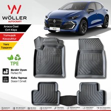 Wöller Yeni Renault Clio 6 Paspas 2026 Sonrası Uyumlu 3D Havuzlu Paspas