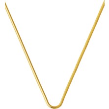 Bilezikci 50 cm. 14 Ayar Altın Balıksırtı Zincir