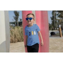 Bubuga Surf Yazılı Baskılı Kısa Kol Tshirt