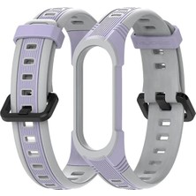 Nevamel Mijobs Xiaomi Mi Band 5-4 Çift Renk Kayış KORDON-(5775)