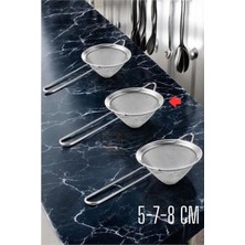 Pileli Store Turk Andres 3 Boy Paslanmaz Çelik Süzgeç Seti