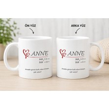 CK Store Ckstore Anneler Günü Porselen Kupa-Bardak Anne Için Hediye