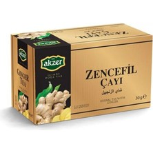 Akzer 2'li Paket Zencefil Çayı (2X20 Süzen Poşet)