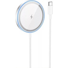 Nevamel Hoco CW53 15W Magsafe Kablosuz Wireless Stand  Hızlı Şarj CIHAZI-(5775)
