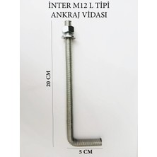 İnter Inter L Tipi Ankraj Vidası M12 25CM