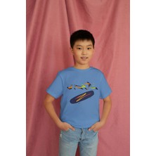 Bubuga Skate Kaykay Baskılı Kısa Kol Tshirt