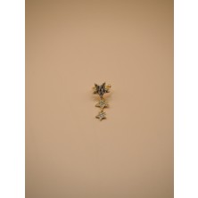 Stelle Jewelry Sallantılı Yıldız Kıkırdak Küpe