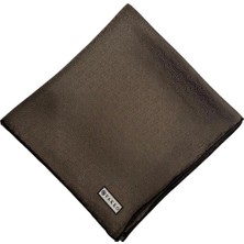 Vakko Ipek Jakar Monogram Eşarp 31815-M-KAHVE