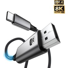 Levels Type-C To Displayport Kablo 1.8m, 8k 60Hz (Levels-Cd8-1.8m)