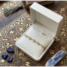 Gmn Collection Premium Seri Xuping Altın Kaplama Göz Model Bileklik