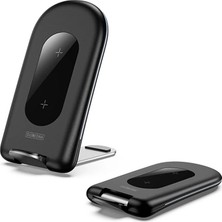 Nevamel Duzzona W2 Katlanır Standlı 15W Hızlı Şarj Wireless Kablosuz Şarj CIHAZI-(5775)
