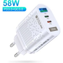 Nevamel Uslion Pd 58W USB + Type-C Hızlı Şarj BAŞLIĞI-(5775)