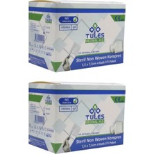 Tules 7,5x7,5 Steril Gaz Kompres 1 Kutu 100 Adet