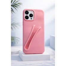 B-Tech Aksesuar iPhone 14/15 Pro Ruj Bölmeli Silikon Kılıf – Yeşil