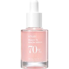 Anua Peach 70% Niacinamide Serum 30 ml – Leke & Geniş Gözenek Görünümü Karşıtı Şeftali Özlü Aydınlatıcı Serum