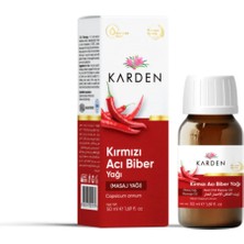 Karden Kırmızı Acı Biber Yağı 20 ml
