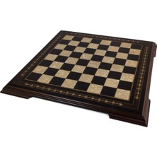Helena Wood Art Classic Royal Satranç Altı / Siyah