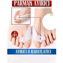Pileli Store Turk Baş Parmak Parmak Ayırıcı ve Rahatlatıcı 2 Çift