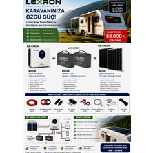 Lexron 3kw Akıllı Mppt Karavan Seti