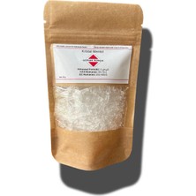 Uzman Kimya Kristal Mentol  – Sauna, Hamam ve Aromaterapi – Kraft Doypack – Gıda ve Kozmetik Hammaddesi / Menthol