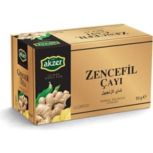 Akzer Bitki Diyarı Zencefil Çayı 20 Süzen Poşet