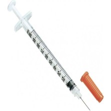 1 cc Süper Ince Şırınga 30G 13MM 75 Adet