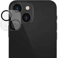 Nevamel Ally Iphone 13-13 Mini 3D Full Tempered Glass Cam Kamera KORUYUCU-(5775)