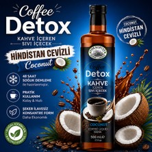 Hindistan Cevizli Sıvı Detoks Kahve 500 ml | 48 Saat Soğuk Demleme