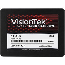 Visiontek Dlx 512GB 2.5" Sata 6gb/s SSD (401840)