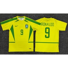 Rodak Spor Ronaldo 9 Brezilya 2002 Nostalji Forması