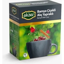 Medite Bamya Çiçekli Alıç Yapraklı Karışık Bitki Çayı 60 Süzen Poşet