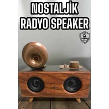 Toptan Bulurum Bluetooth Hoparlör Ahşap Klasik Retro Gramofon Bluetooth Müzik Kutusu
