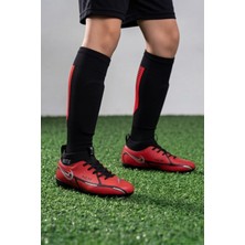 Liarca Aeroflow Velocıty Sock Kırmızı Hafif Yüksek Hız Maksimum Zemin Tutuş Teknolojili Çoraplı Çocuk Krampon