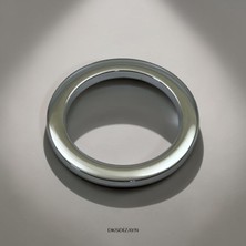 DKSDİZAYN 5 Adet 64 Halka Krom Dolap Kulpu – 64 mm Iki Vida Arası Ağır Metal Dekoratif Halka Kulp