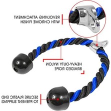 MarkEntegra YES4ALL Üniseks Kablo Bağlantısı Combo Çift D Kolu Kauçuk Lat Makine Ataşmanı Triceps Halatı Düz ​​döner Bar V Şekli Bar Kablo Ek Kablo Ev Spor Salonu Için Makine Aksesuarları