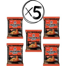 Nissin Yakisoba Noodle Chili Sos 84G 5'li Set Japon Instant Noodle
