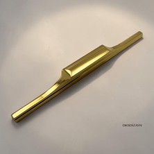 DKSDİZAYN 5 Adet Hera Altın Dolap Kulpu 192 mm – Alüminyum Modern Mobilya Kulpu