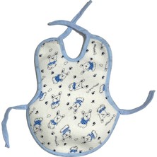 Baby Sena Tavşan Desenli Bebek Mama Önlüğü