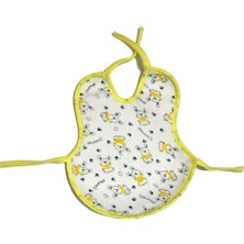Baby Sena Tavşan Desenli Bebek Mama Önlüğü