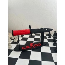 Cs Go Bayonet M9 25 cm Stant Ile Birlikte 3D Baskı Dummy