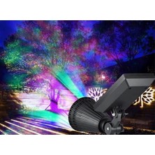 MarkEntegra Çok Renkli 7 Led’li Solar Güneş Enerjili Kazıklı Bahçe Çim Duvar Armatürü 7W Aydınlatma-Saplamalı-Multicolour