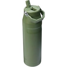 MarkEntegra Stanley Iceflow Aerolight Flip Straw 2.0 Pipetli Su Şişesi, Haki (Dried Pine), 1.06 Litre