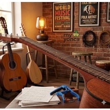 MarkEntegra Nemesis Fc-75 Gitar Kaposu, Elektrik Mavisi, Gitar ve Saz Bağlama Için Uyumlu