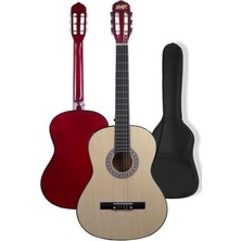 MarkEntegra Midex CG-270NT Doğal Renk Klasik Gitar 4/4 Yetişkin Boy Sap Ayarlı Full Set