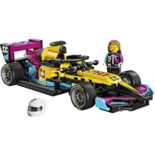 MarkEntegra LEGO Speed Champions F1 Academy LEGO Yarış Arabası 77258-10 Yaş ve Üzeri Çocuklar Için Kasklı ve Peruklu Bir Kadın Sürücü Minifigürü Içeren Yaratıcı Oyuncak Yapım Seti, Hediye Fikri (201 Parça)