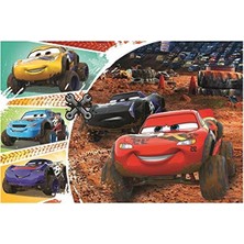 MarkEntegra 17327 Şimşek Mcqueen ve Arkadaşları, Disney Cars 60 Parça, 4 Yaşından Büyük Çocuklar Için Yapboz